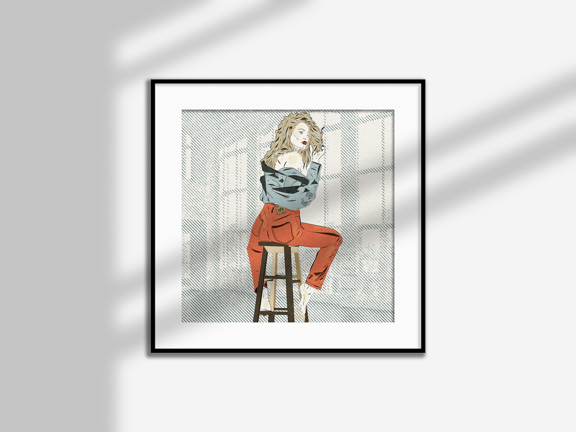 girl bench back